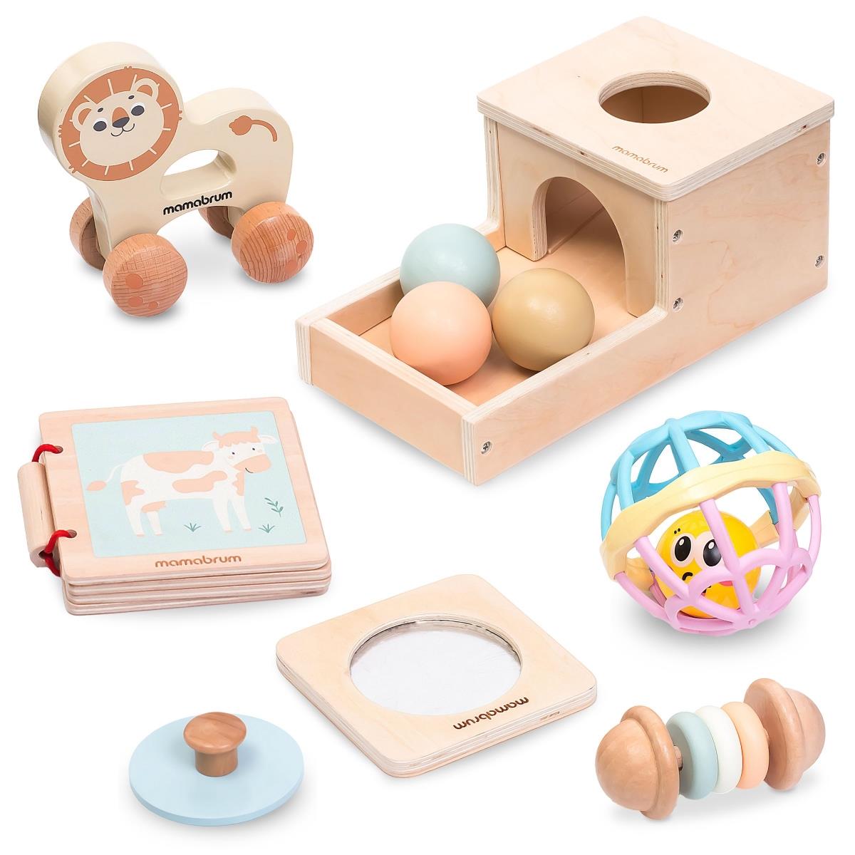 Ensemble de jouets Montessori pour bébé de 7 à 12 mois