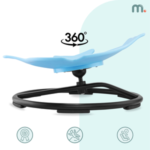 Mini carrousel pour enfants Poisson - bleu