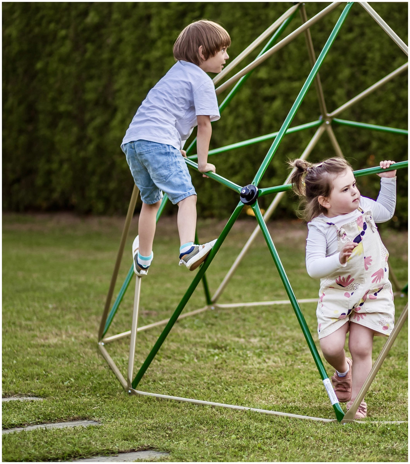 HyperMotion Dôme d'escalade pour enfants XXL, géodome, aire de jeux de jardin, diamètre : 3 m