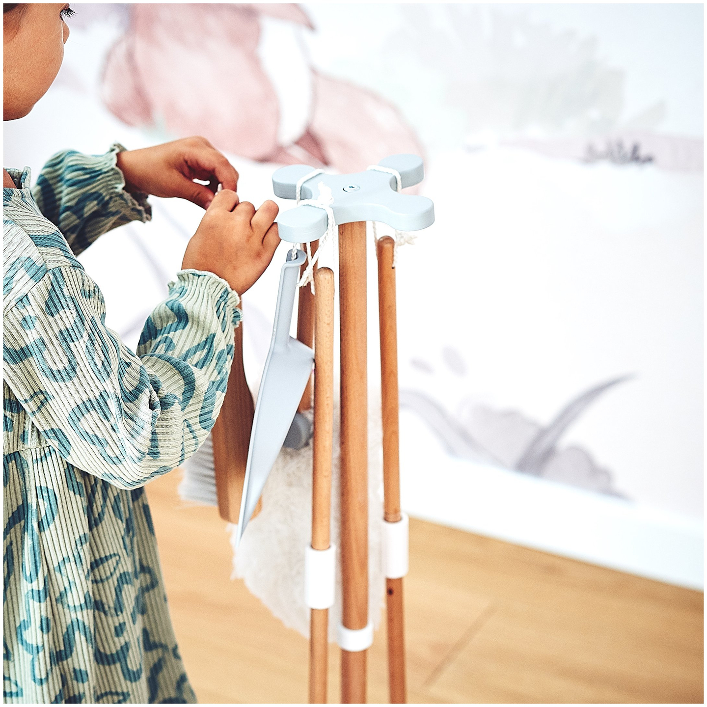 Set de nettoyage en bois