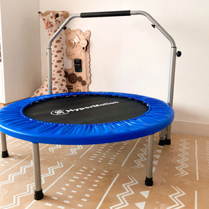 Trampoline avec poignée - 97cm - pour enfants, adolescents et adultes - maison et jardin