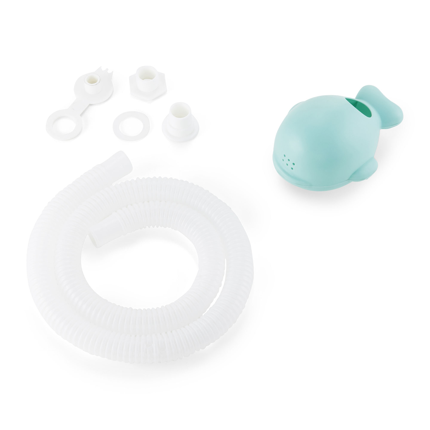 Baignoire pliante pour bébé avec thermomètre, insert et support - couleur menthe