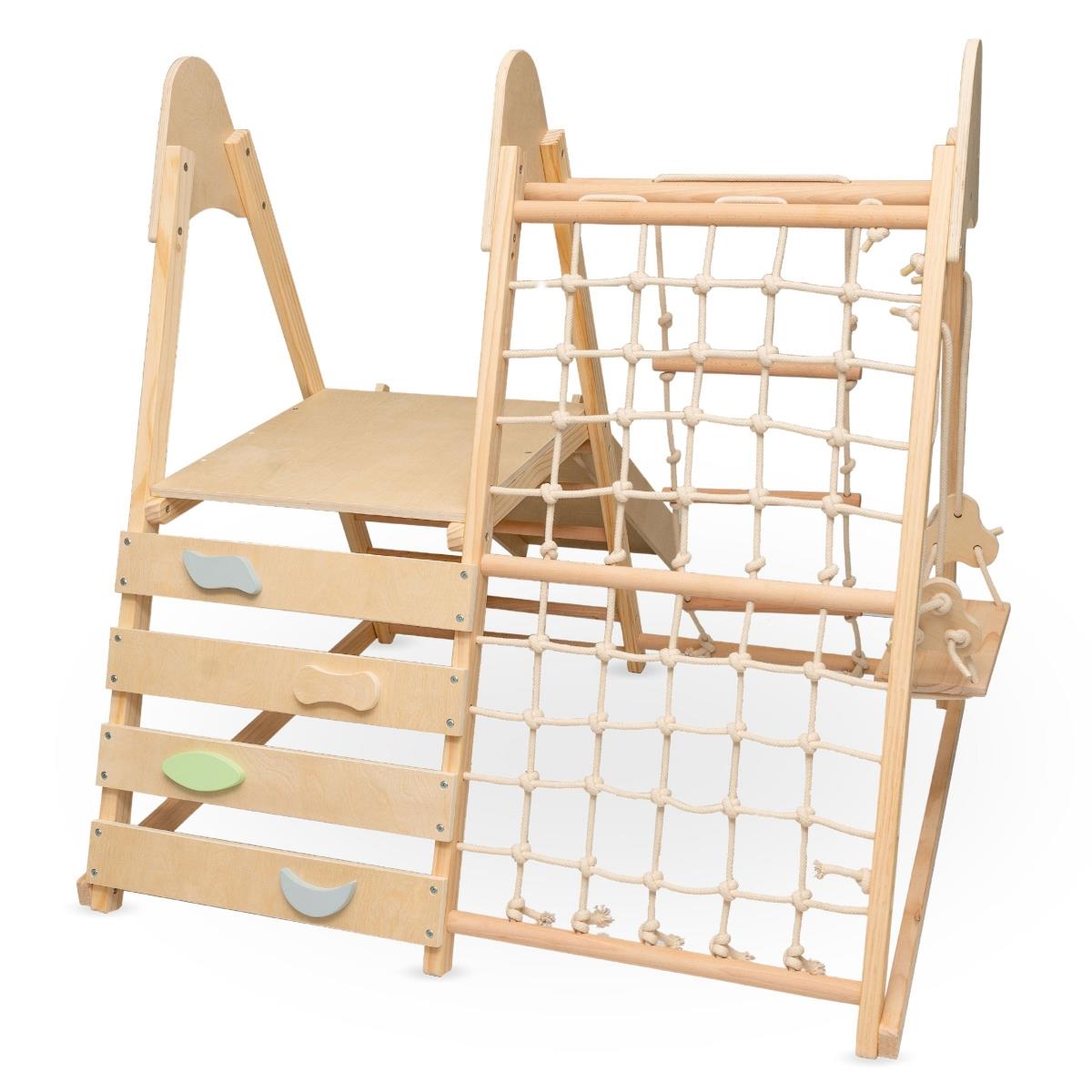 Aire de jeux en bois XL 5in1