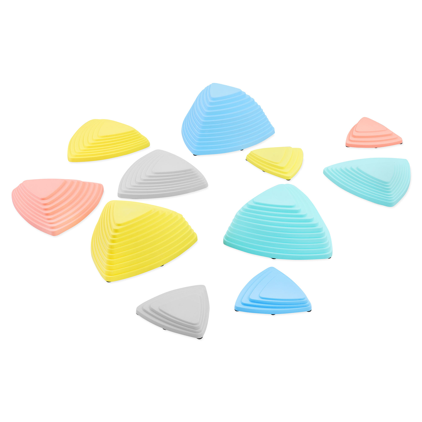 Pierres d'équilibre colorées - 11 pièces