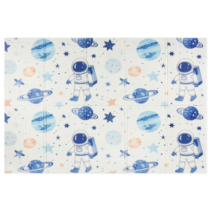 Tapis pliant double face en mousse 180 x 120 x 1cm - Cosmos/Triangles géométriques