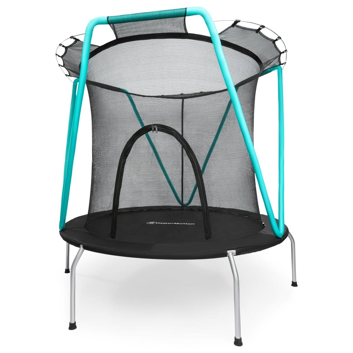 Trampoline menthe 167cm avec filet de protection - pour enfants de 3 à 8 ans - pour la maison et le jardin