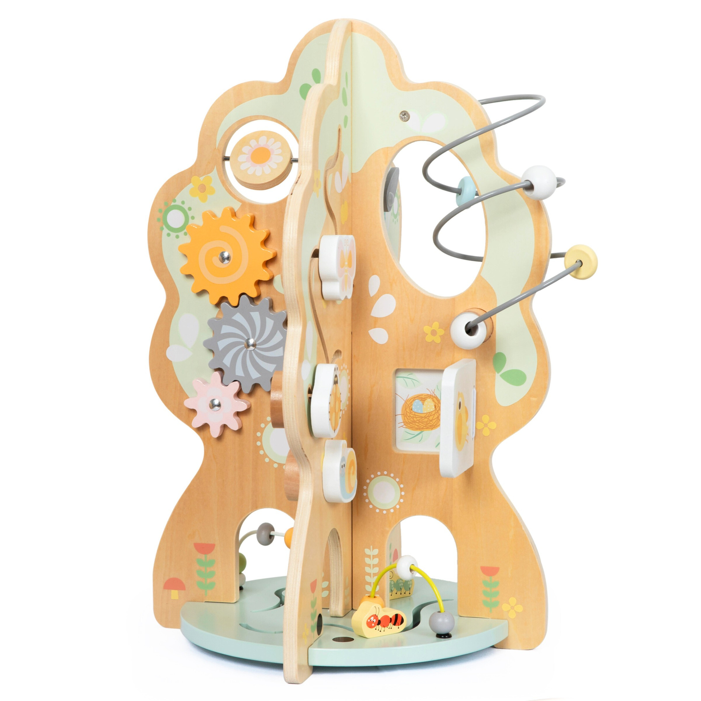 Jouet éducatif en bois 10 en 1 - arbre multifonctionnel