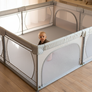 Grand parc à jouets 200 cm x 180 cm - aire de jeux pour bébés, piscine sèche