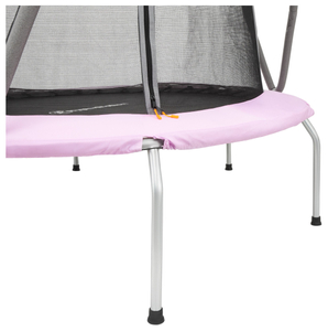 trampoline 167cm avec filet de sécurité - pour enfants 3-8 ans - maison et jardin